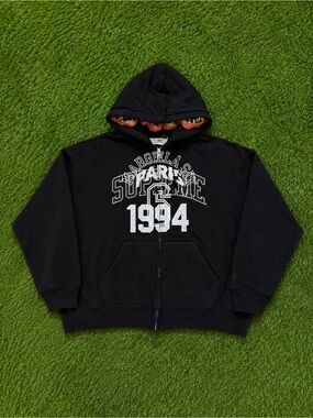 Black Maison Margiela Supreme zip up